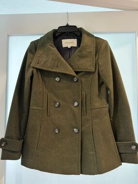 Thread& Supply hunter green Double-Breasted Peacoat
